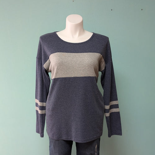 SzXL Navy/Grey Pull Over