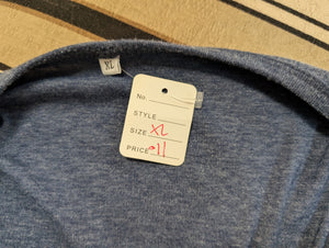 SzXL Navy/Grey Pull Over