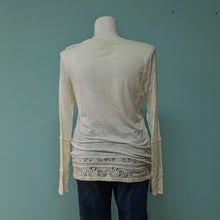 Load image into Gallery viewer, SzXL Maurices White Burnout Top