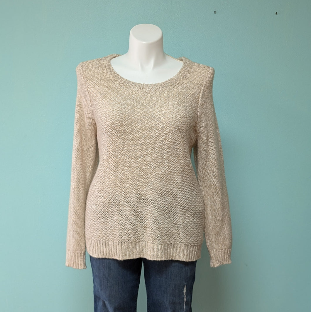 Sz1X Heathered Oatmeal Sweater St. Johns Bay