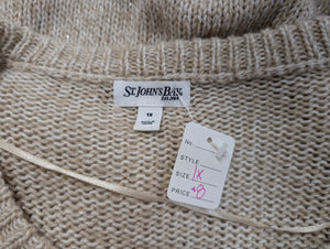 Sz1X Heathered Oatmeal Sweater St. Johns Bay