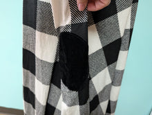 Load image into Gallery viewer, Sz1X Black/Whit Buffalo Check Tunic