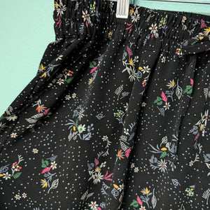 Sz2X Black Floral CJ Banks Pants