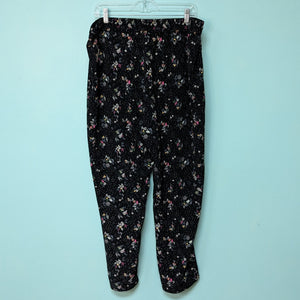 Sz2X Black Floral CJ Banks Pants