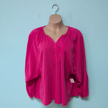 Load image into Gallery viewer, Sz2X Pink Dolman Sleeve Blouse