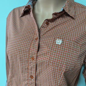 SzXXL Orange Button Up by Cinch