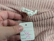 Load image into Gallery viewer, SzXXL Maurices Dusty Mauve Off the Shoulder Sweater