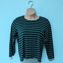 Load image into Gallery viewer, Sz2X Green Stripe Long Sleeve Tee