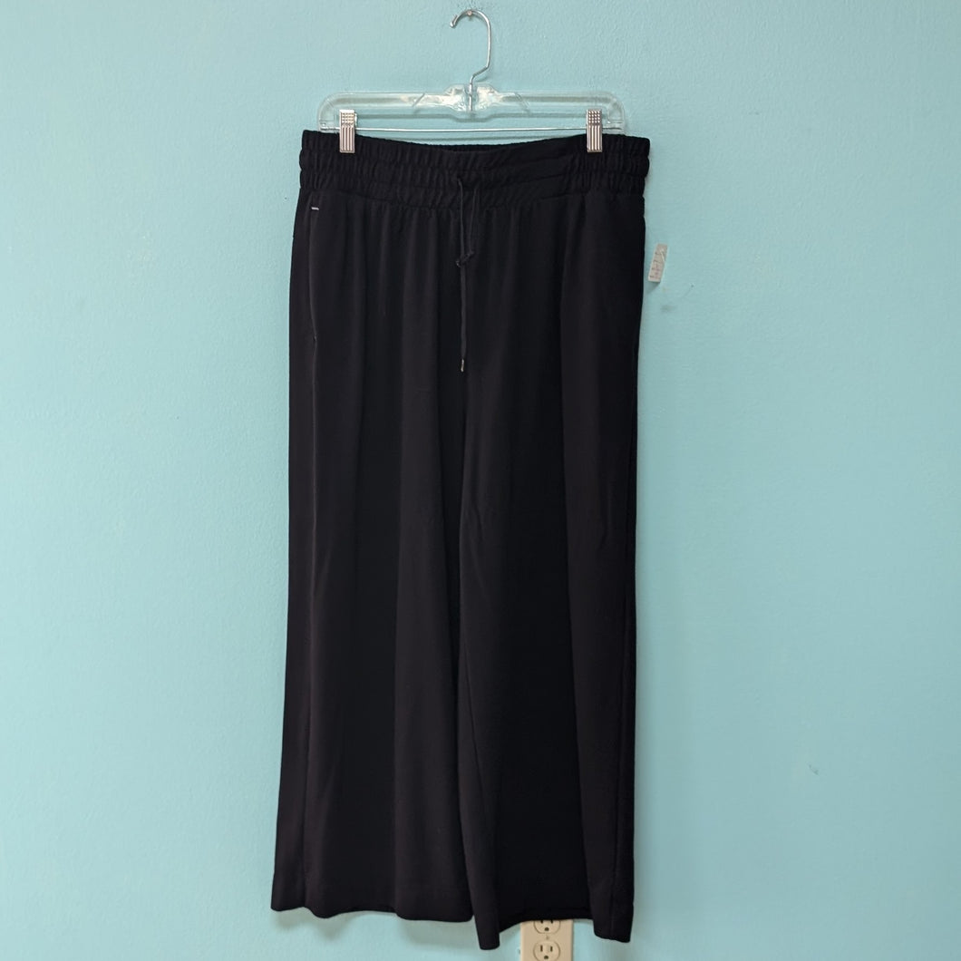 SzXL Wide Leg Black Sweat Pants