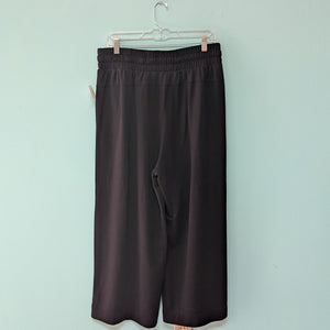 SzXL Wide Leg Black Sweat Pants