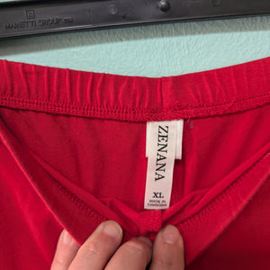 SzXL Red Zenana Legging