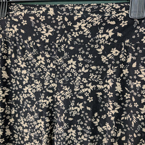 Black and White Floral Print Lularoe Legging