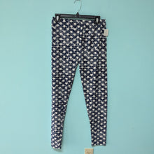 Load image into Gallery viewer, Sz1X Navy and White Star Legging