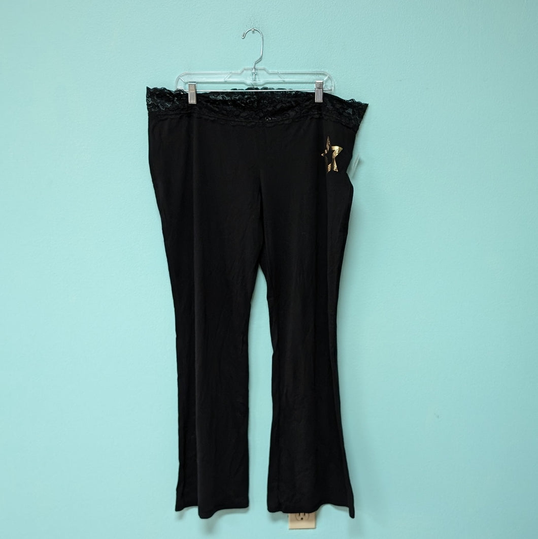 SzXXL Gold Star Black Flair Pants