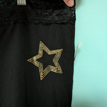 Load image into Gallery viewer, SzXXL Gold Star Black Flair Pants