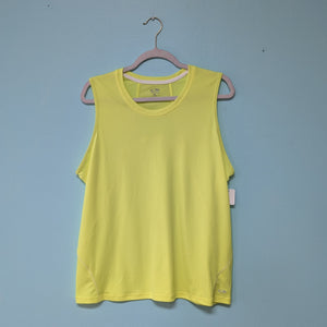 SzXL Yellow Champion Racer Back Tank