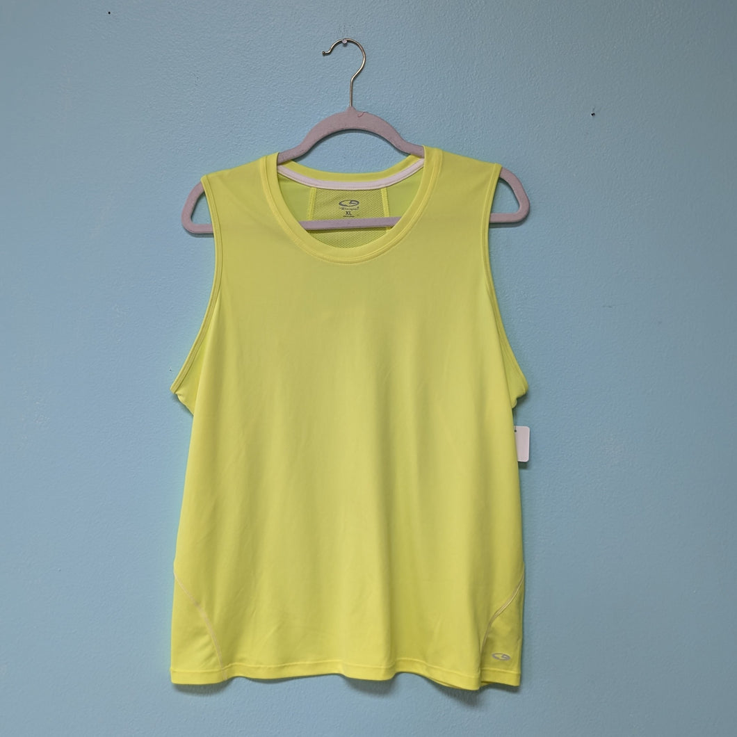 SzXL Yellow Champion Racer Back Tank