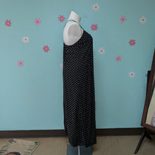 Load image into Gallery viewer, SzXL Black and White Polka Dot Maxi Dress