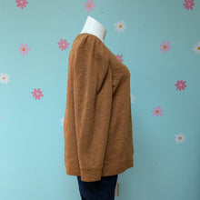 Load image into Gallery viewer, Sz1X EVRI Warm Brown Puff Sleeve Top