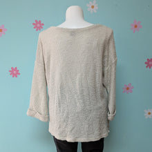 Load image into Gallery viewer, SzXL Robert Louis Crem Loose Weave Sweater