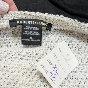 SzXL Robert Louis Crem Loose Weave Sweater