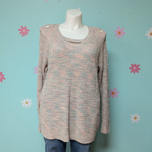 Sz2X Maurices Multi Pastel Sweater