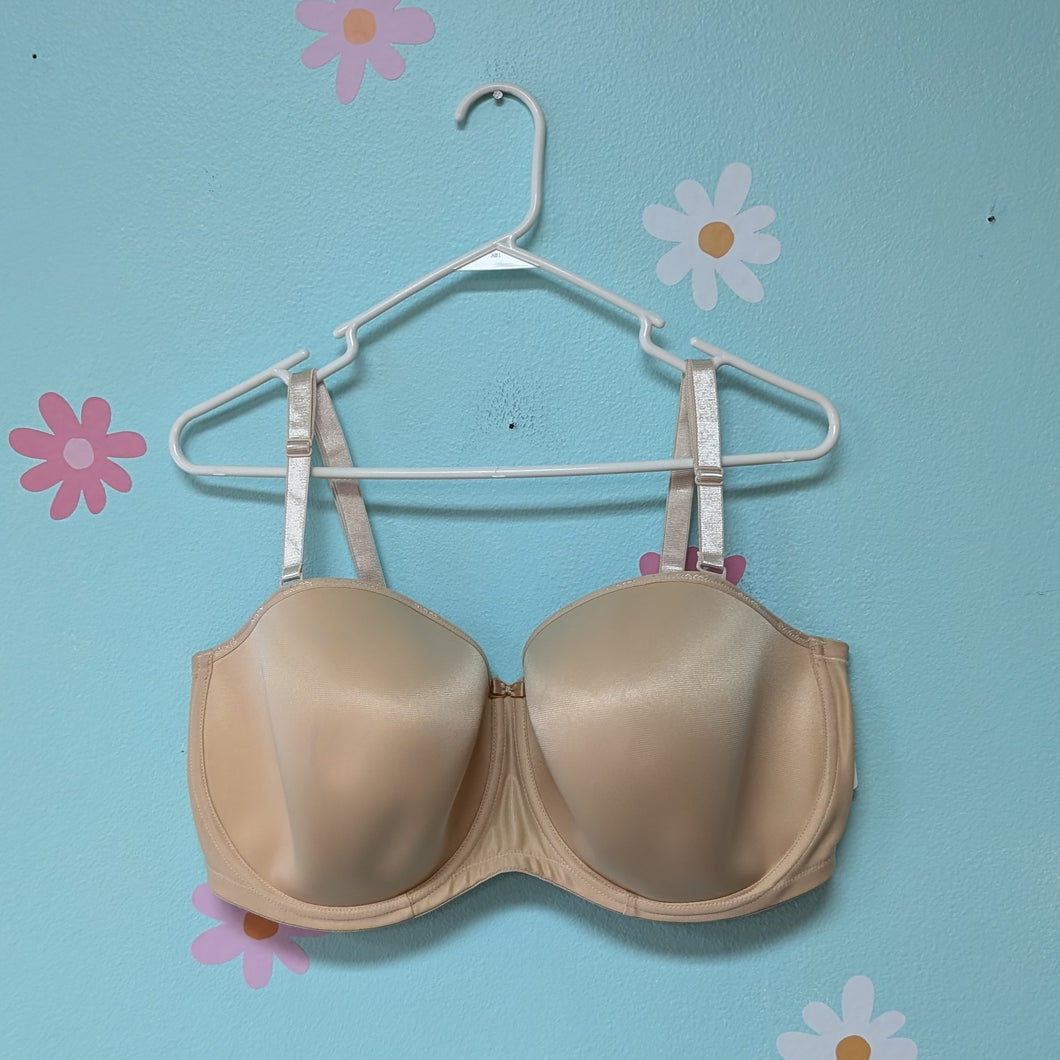 Sz44H Elomi Nude Coverable Strap Bra