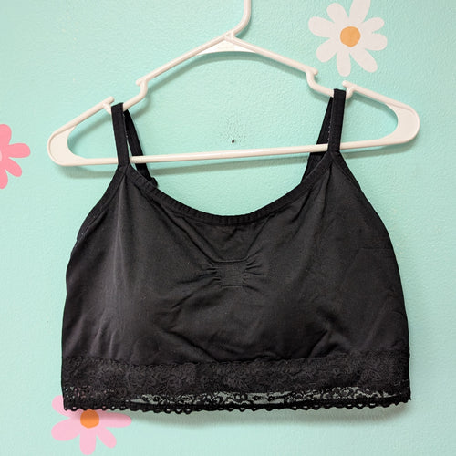 Sz2X Black Torrid Lined Bralette