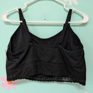 Sz2X Black Torrid Lined Bralette