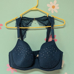 Sz42D Teal Cacique Sexy Bra