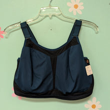 Load image into Gallery viewer, Sz42H Livi Active Teal Wireless Medium Impact Wicking Sports Bra