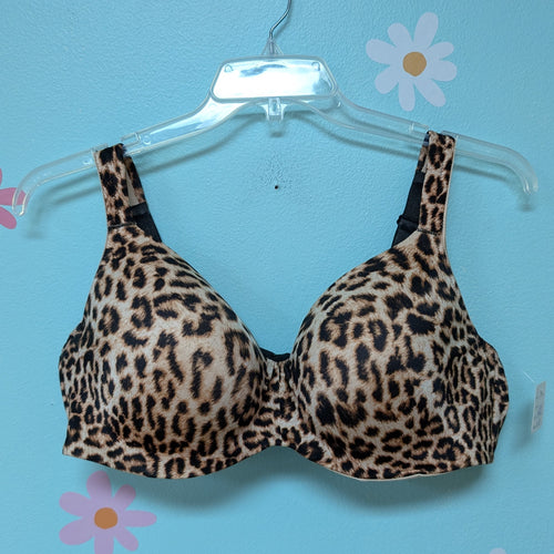 Sz42D Soma Stunning Support Smooth Full Coverage Animal Print Bra