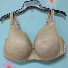 Load image into Gallery viewer, Sz46D Casique Beige Balconette Lace Padded Bra