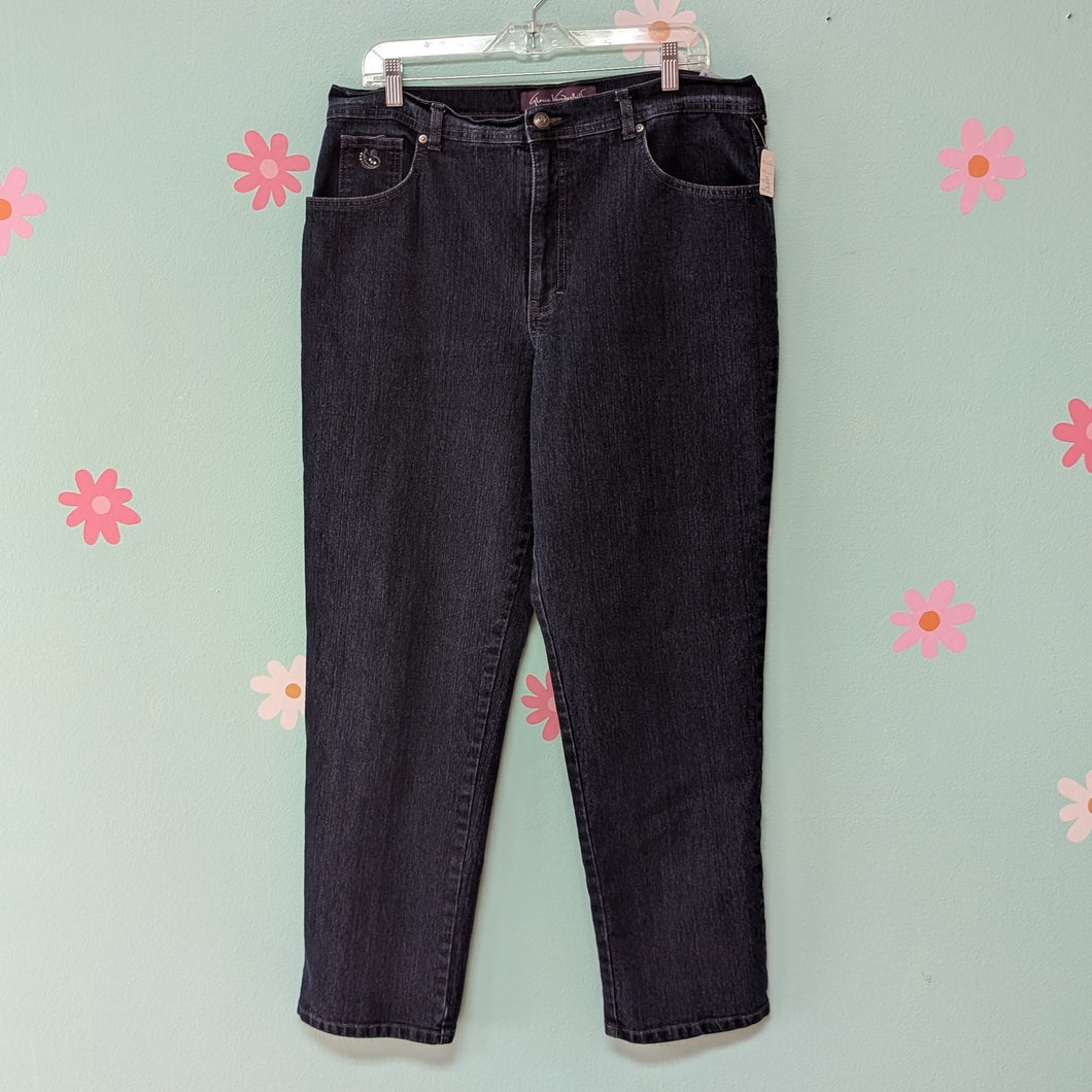 Sz18 Gloria Vanderbilt Dark Denim