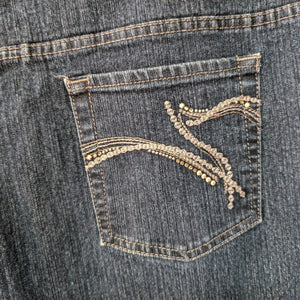 Sz18 Gloria Vanderbilt Dark Denim