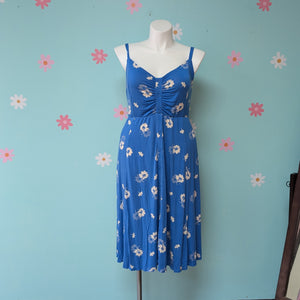 Sz4X Torrid Super Soft Blue Floral Dress