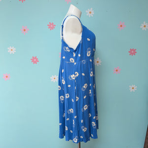 Sz4X Torrid Super Soft Blue Floral Dress