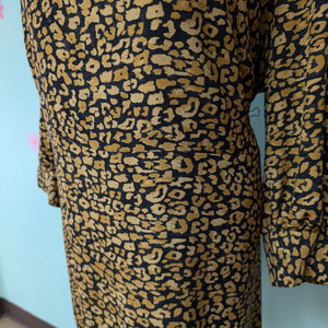 Sz4X Who What Wear Animal Print Dress