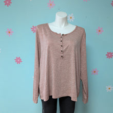 Load image into Gallery viewer, Sz4X Mauve Universal Thread Ribbed Long Sleeve Tee