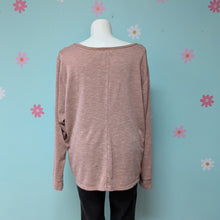 Load image into Gallery viewer, Sz4X Mauve Universal Thread Ribbed Long Sleeve Tee