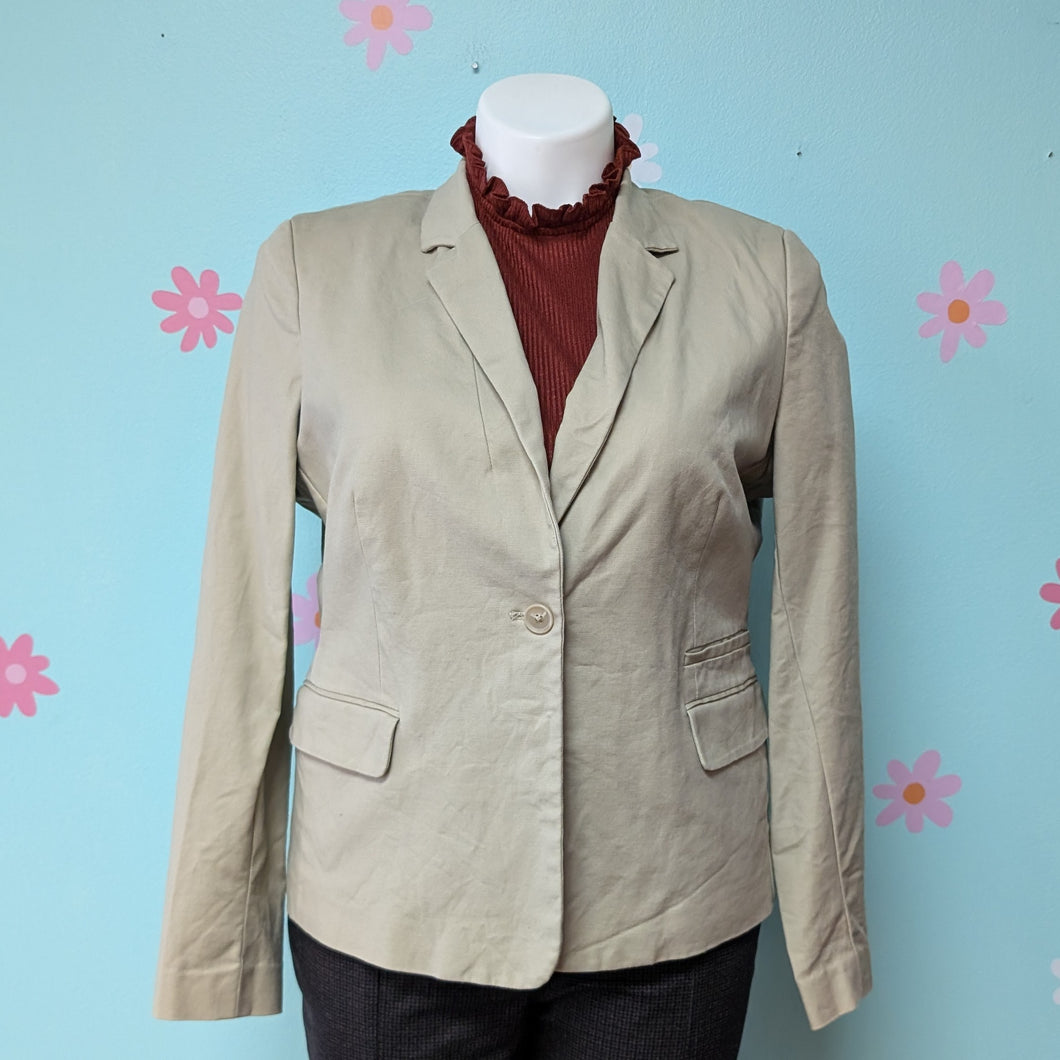 SzXL Liz Claiborne Khaki Blazer