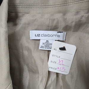 SzXL Liz Claiborne Khaki Blazer