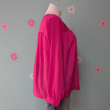 Load image into Gallery viewer, SzL Isaac Mizarahi Bright Pink Blouse