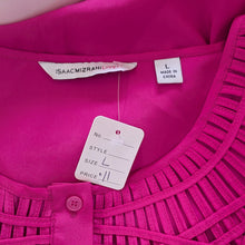 Load image into Gallery viewer, SzL Isaac Mizarahi Bright Pink Blouse