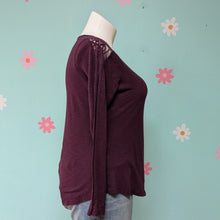 Load image into Gallery viewer, Sz0X Maurices Purple Lace Shoulder Maurice&#39;s Tee