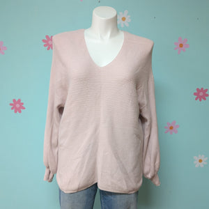 SzXL 1 State Light Pink Sweater