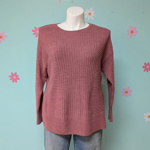 SzXL Christopher & Banks Mauve Sweater