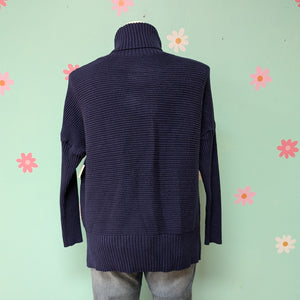 Sz1X Lillusory Blue Chunky Sweater