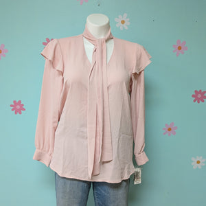 Sz1X Bar III  Light Pink Secretary Top NWT