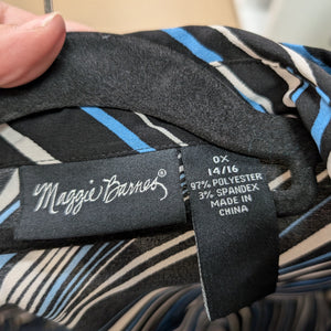 Sz0X Maggie Barnes Stripe Twofer